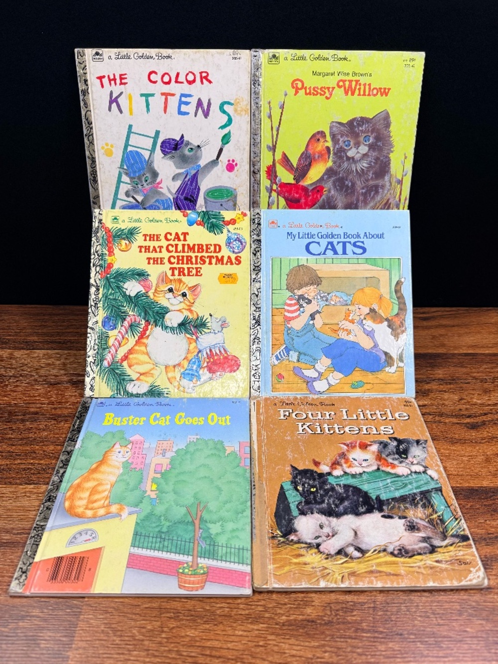 1951-1992 WESTERN PUBLISHING COMPANY A Little Golden Book Lot (6 Books)